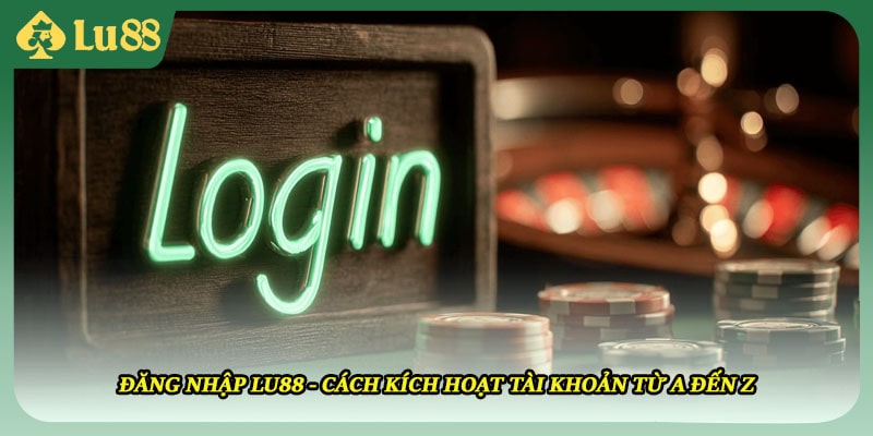 Đăng Nhập LU88 - Cách Kích Hoạt Tài Khoản Từ A Đến Z