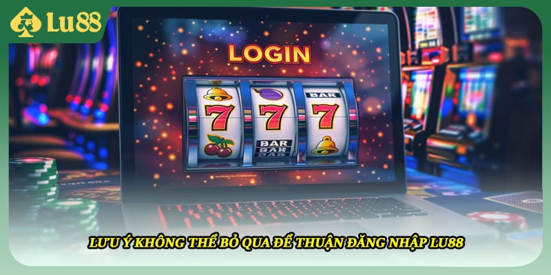 Lưu ý không thể bỏ qua để thuận đăng nhập LU88